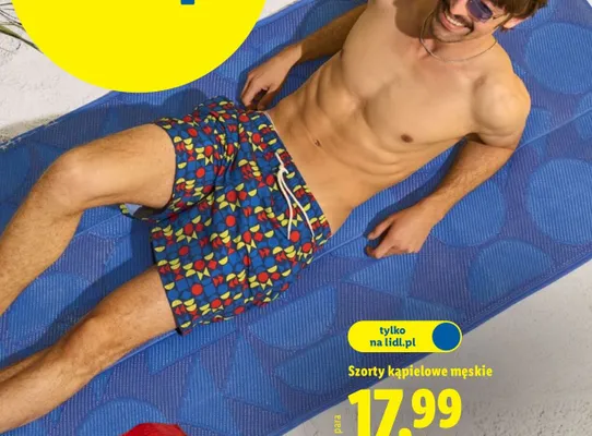 Szorty kąpielowe męskie promocja w Lidl