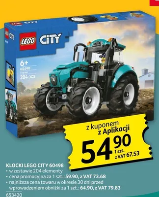 Klocki LEGO CITY 60498 promocja w Selgros