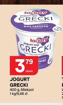 Jogurt typu greckiego Łaciate promocja w Chorten
