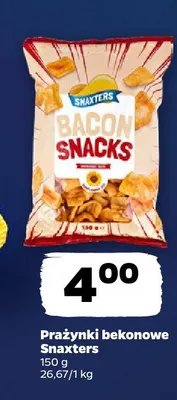 Prażynki bekonowe promocja w Netto