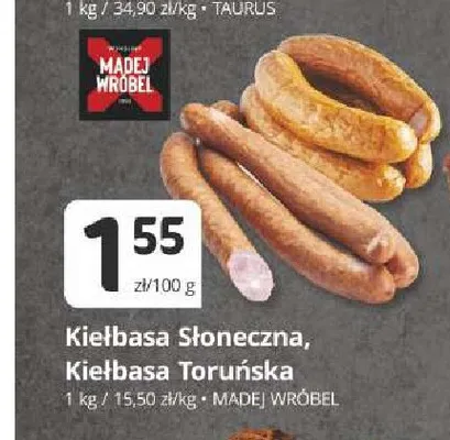 Kiełbasa Toruńska Madej Wróbel promocja w Marketvita