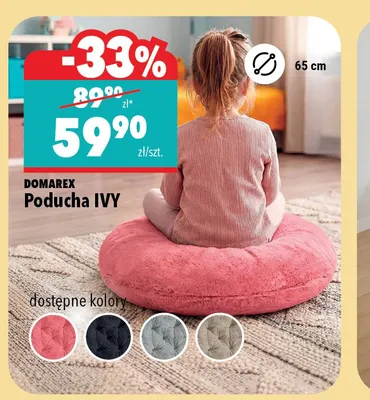 Poducha DOMAREX IVY 65cm promocja w Biedronka Home