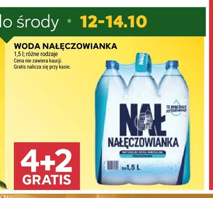 Woda Nałęczowianka promocja w Stokrotka