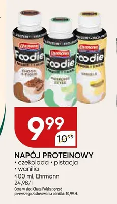 Napój proteinowy Ehrmann promocja w Chata Polska