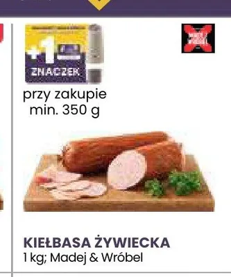 Kiełbasa żywiecka Madej & Wróbel promocja w Stokrotka