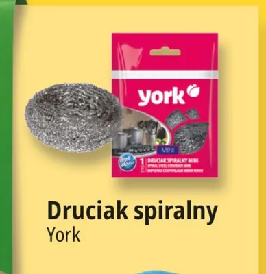 Druciak spiralny York promocja w Leclerc