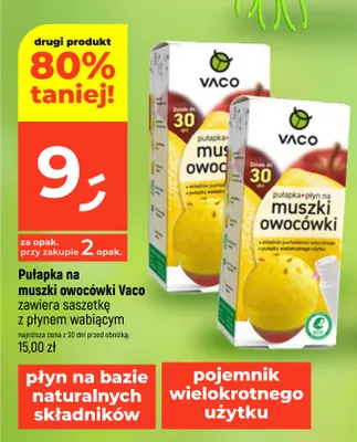 Pułapka na muszki owocówki Vaco promocja w Dealz