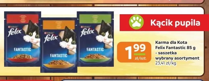 Karma dla kota Felix Fantastic promocja w Gama