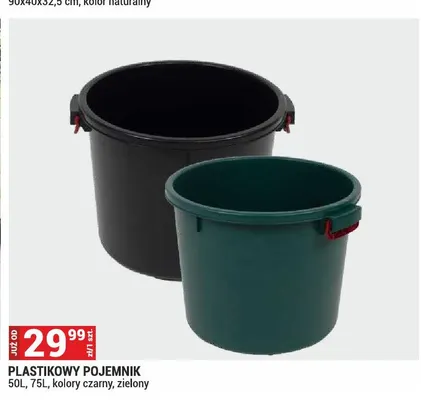 Pojemnik plastikowy promocja w Merkury Market