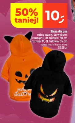 Bluza dla psa rozmiar M dł. tułowia 35 cm promocja w Dealz