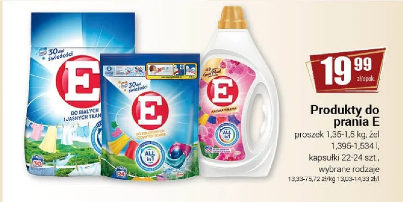 Produkty do prania E promocja w Premium Nasz Sklep