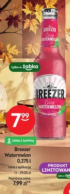 Breezer Watermelon promocja w Żabka