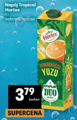 Napój Tropical pomarańcza yuzu promocja w Delikatesy Centrum