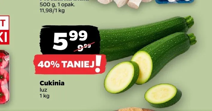 Cukinia promocja w Netto