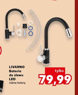 Bateria do zlewu LED Livarno promocja w Kaufland