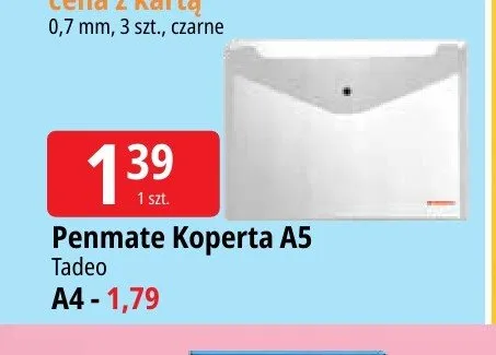 Koperta Penmate Tadeo A5 promocja w Leclerc