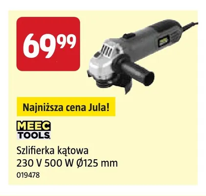 Szlifierka kątowa Meec Tools promocja w Jula