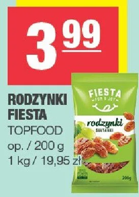 Rodzynek Fiesta Topfood promocja w SPAR