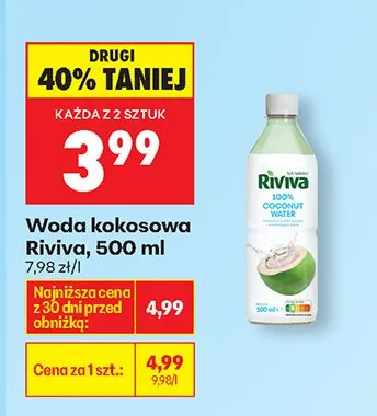 Woda kokosowa promocja w Biedronka