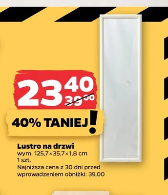 Lustro na drzwi promocja w Netto