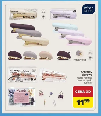 Artykuły biurowe Interdruk promocja w Carrefour
