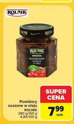 Pomidory suszone w oleju Rolnik promocja w Carrefour