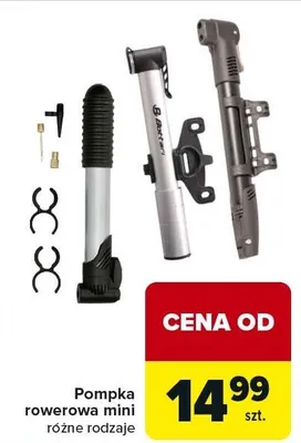 Pompka rowerowa mini różne rodzaje promocja w Carrefour Market