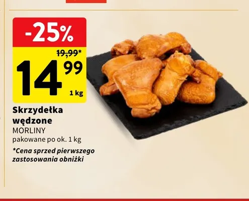 Skrzydełka wędzone Morliny promocja w Intermarche