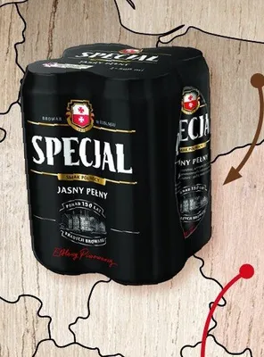 Piwo Specjal Jasny Pełny puszka promocja w Stokrotka