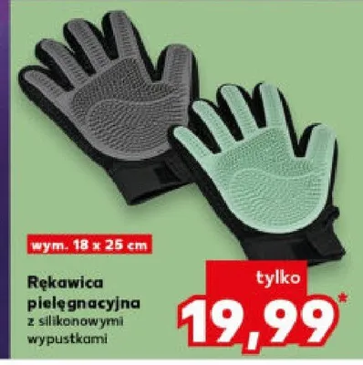 Rękawica pielęgnacyjna z silikonowymi wypustkami promocja w Kaufland
