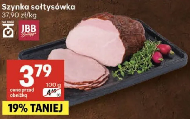 Szynka sołtysówka JBB promocja w Delikatesy Centrum