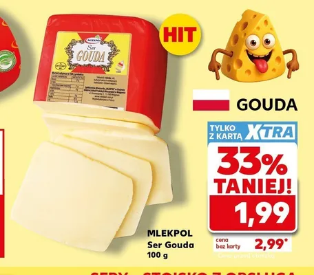 Ser Gouda Mlekpol promocja w Kaufland