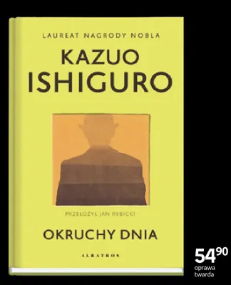 Książka Okruchy dnia Kazuo Ishiguro oprawa twarda promocja w Empik