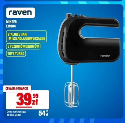 Mikser Raven EM004 promocja w RTV EURO AGD