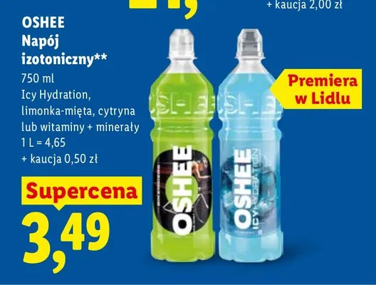 Napój izotoniczny Icy Hydration, limonka-mięta, cytryna lub witaminy + minerały promocja w Lidl