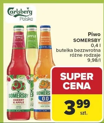 Piwo bezalkoholowe butelka różne rodzaje promocja w Carrefour