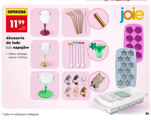 Akcesoria do lodu lub napojów Joie promocja w Biedronka