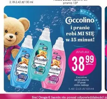 Żel do prania Coccolino promocja w Drogerie Jasmin