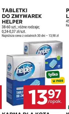 Tabletki do zmywarek Helper All in One promocja w Stokrotka