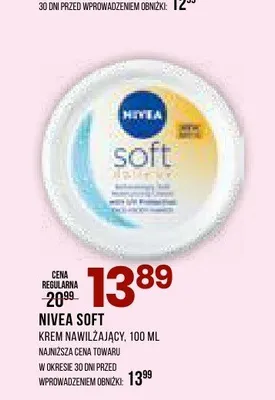 Krem nawilżający Nivea Soft promocja w Drogerie Natura