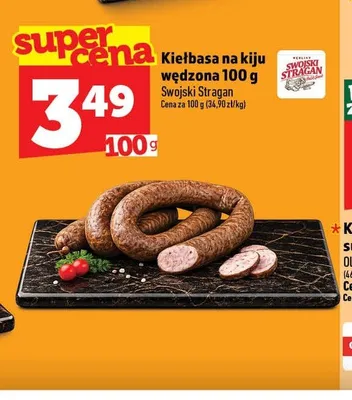 Kiełbasa na kiju wędzona Swojski Stragan promocja w TOPAZ