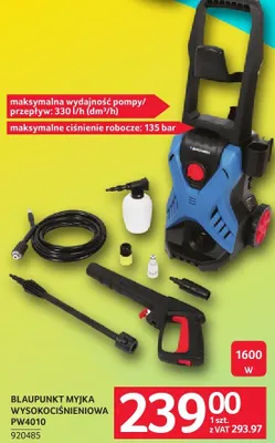 Blaupunkt myjka wysokociśnieniowa PW4010 1600 W promocja w Selgros