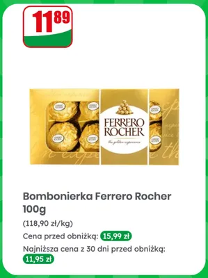 Bombonierka Ferrero Rocher promocja w Dino
