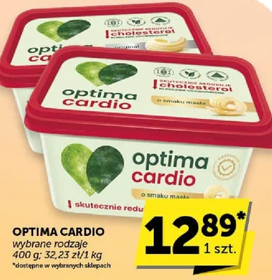 Margarina Optima Cardio wybrane rodzaje promocja w Euro Sklep