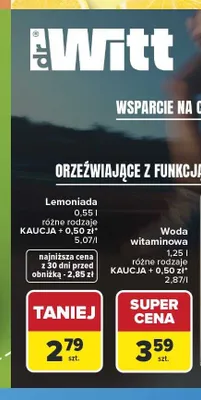 Lemoniada Dr Witt promocja w Carrefour