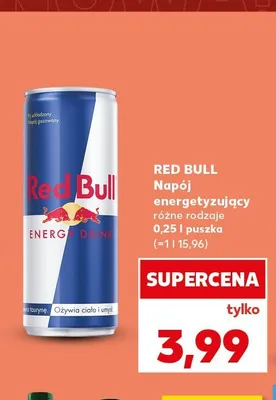 Napój energetyzujący Red Bull promocja w Kaufland