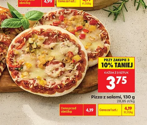 Pizza z salami promocja w Biedronka