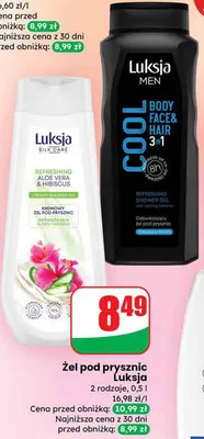 Żel pod prysznic promocja w Dino