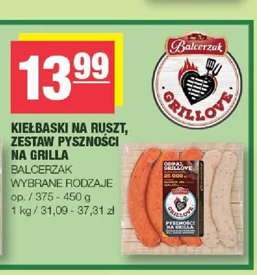 Zestaw pyszności na grilla Balcerzak promocja w SPAR