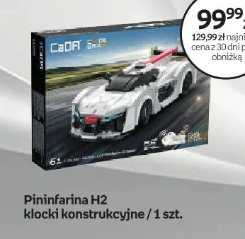 Klocki konstrukcyjne CaDA Pininfarina H2 promocja w Empik